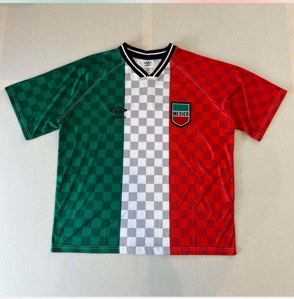 Umbro Mexico Graphic Checkered Soccer Jersey